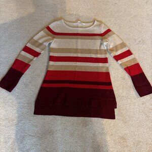 Athleta Striped Cashmere Sweater